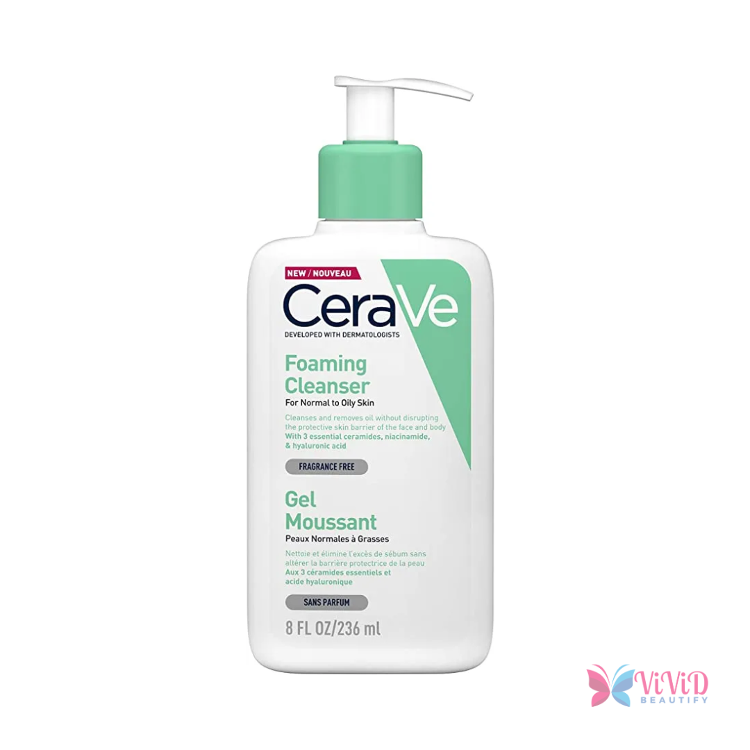 Cerave Foaming Cleanser For Normal To Oily Skin 236ml