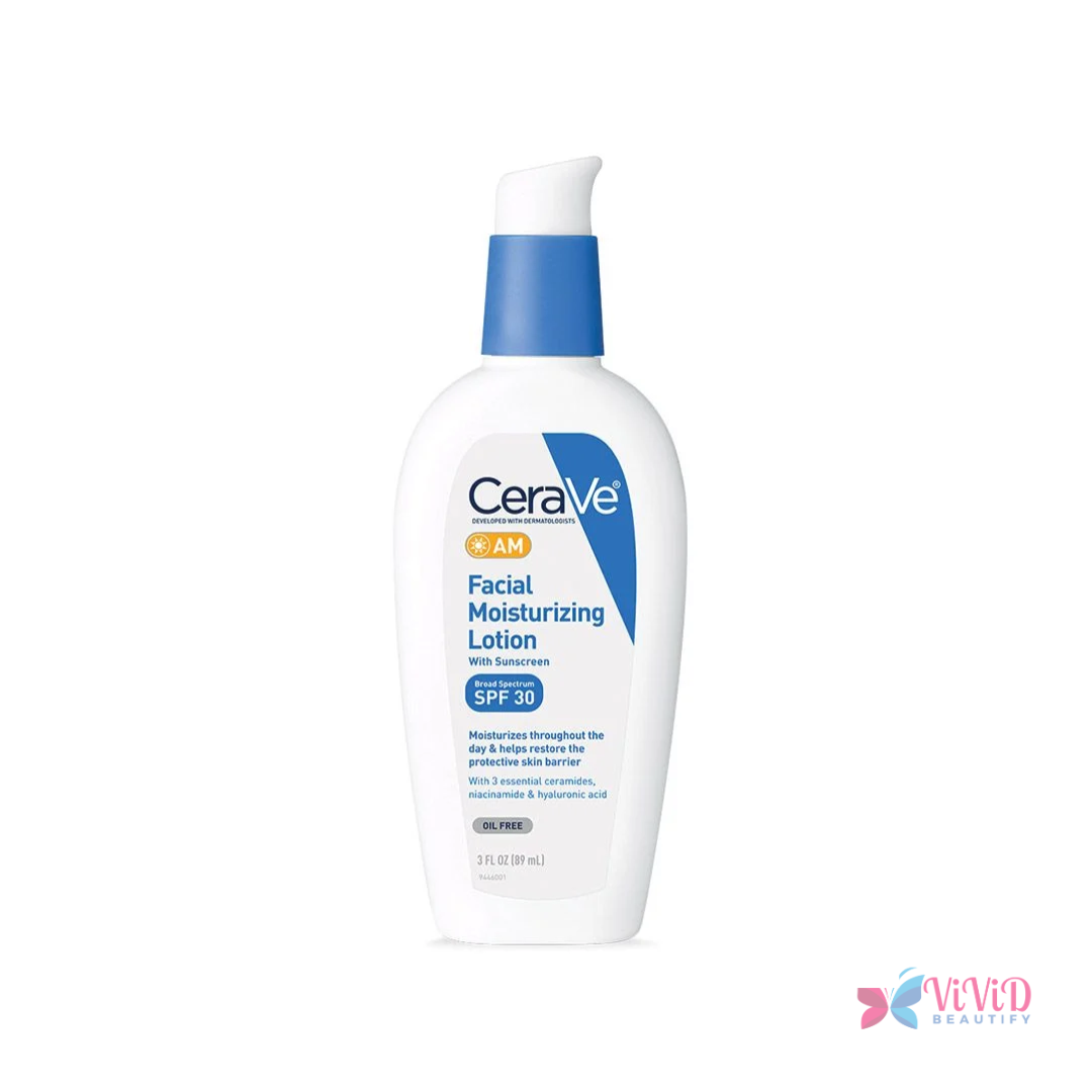 Cerave AM Facial Moisturizing Lotion with Sunscreen SPF30 Oil-Free 89ml