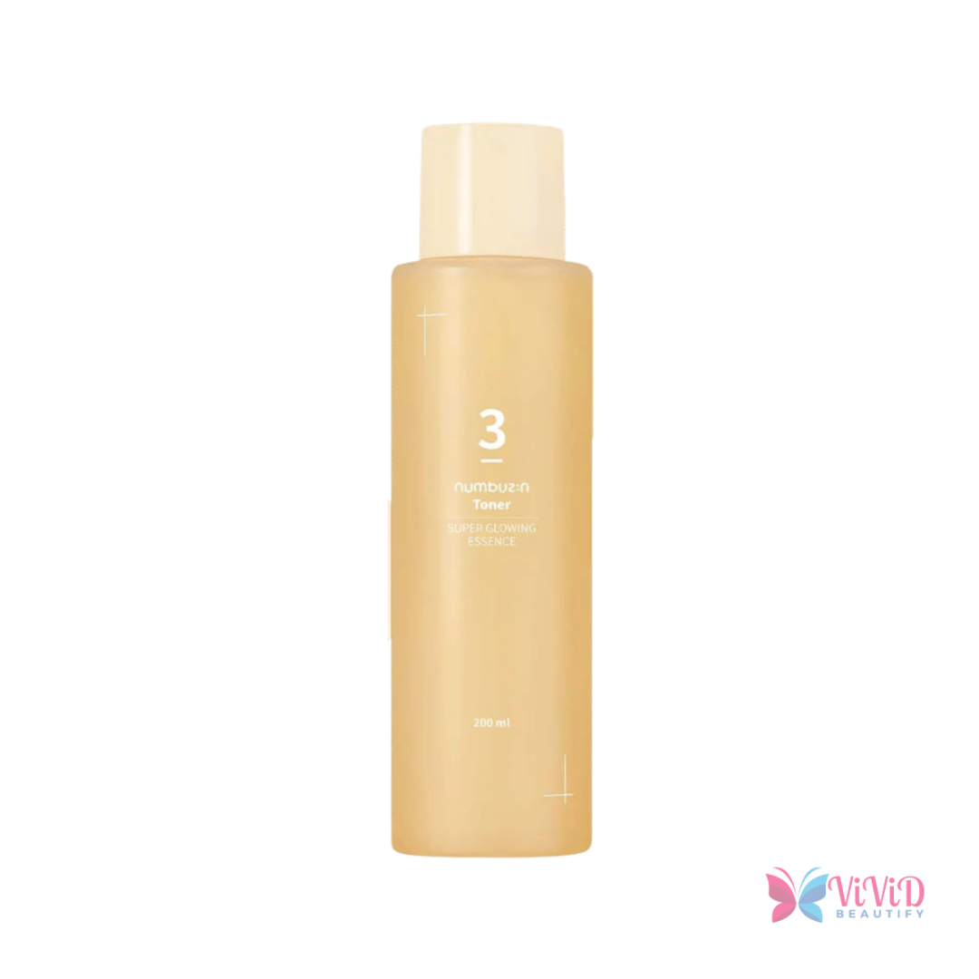 Numbuzin No.3 Super Glowing Essence Toner - 200ml