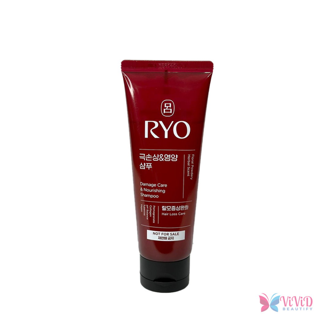 Ryo Damage Care & Nourishing Shampoo – Floral Powdery Herbal Scent 112 ml