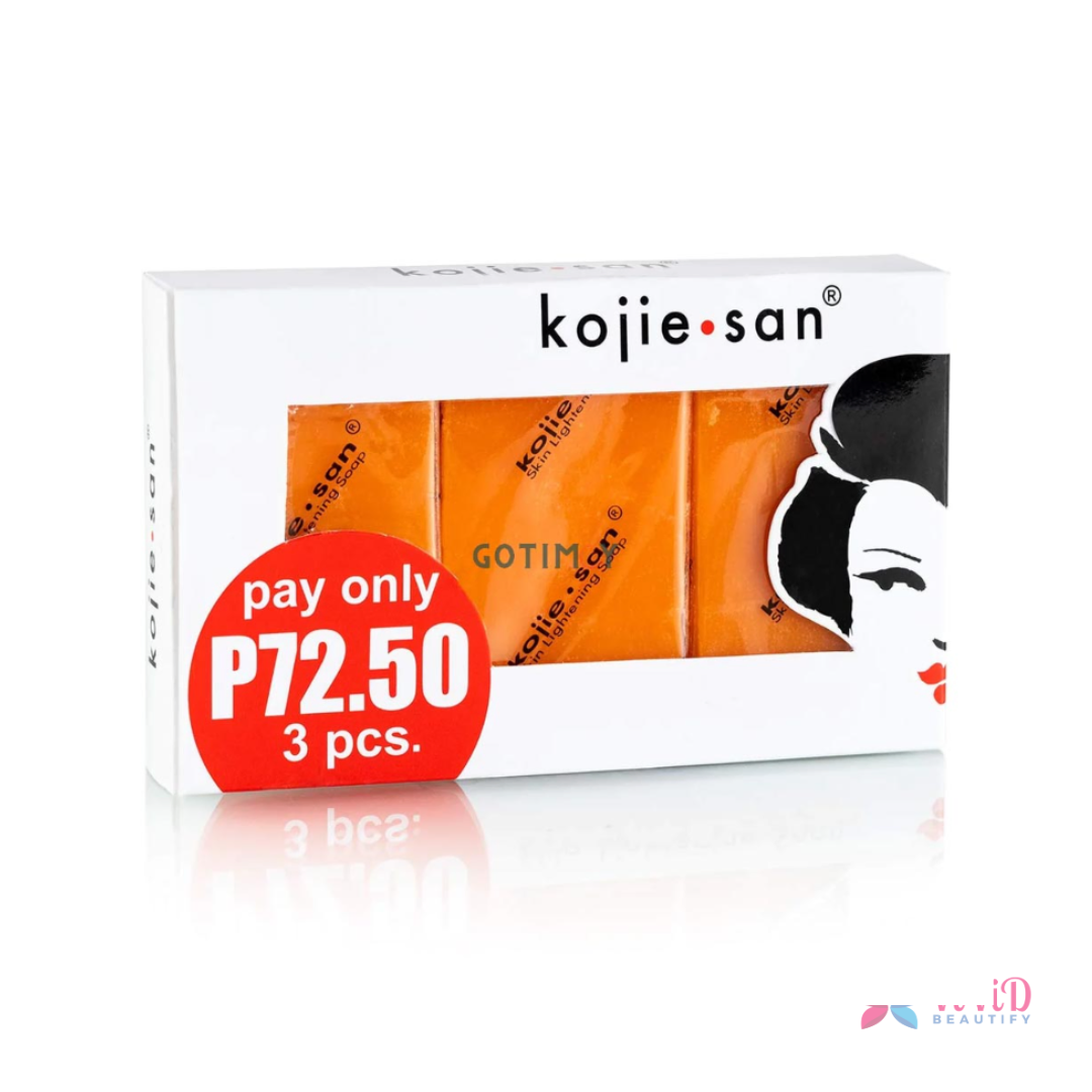 Kojie San Facial Beauty Soap 3 Bars Per Pack (65gX3)