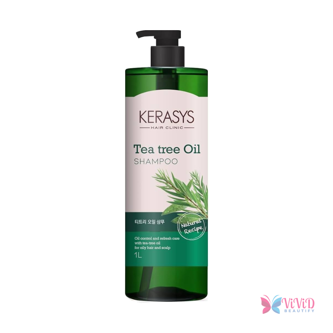 Kerasys Hair Clinic Tea Tree Oil Shampoo 1L