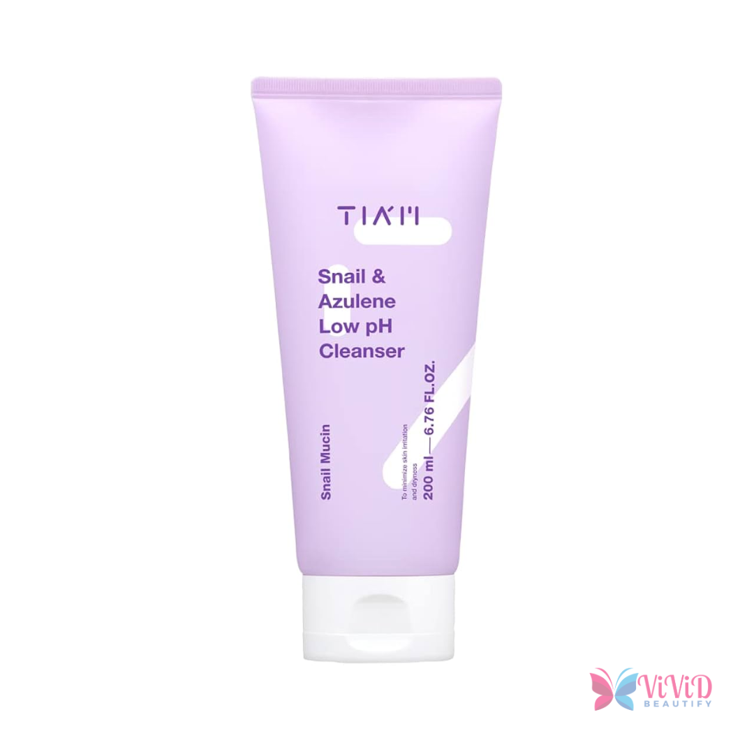 TIAM Snail & Azulene Low pH Cleanser 200ml