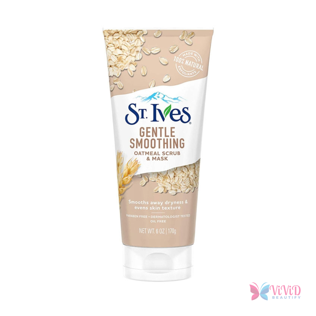 St. Ives Gentle Smoothing Oatmeal Scrub & Mask 170gm