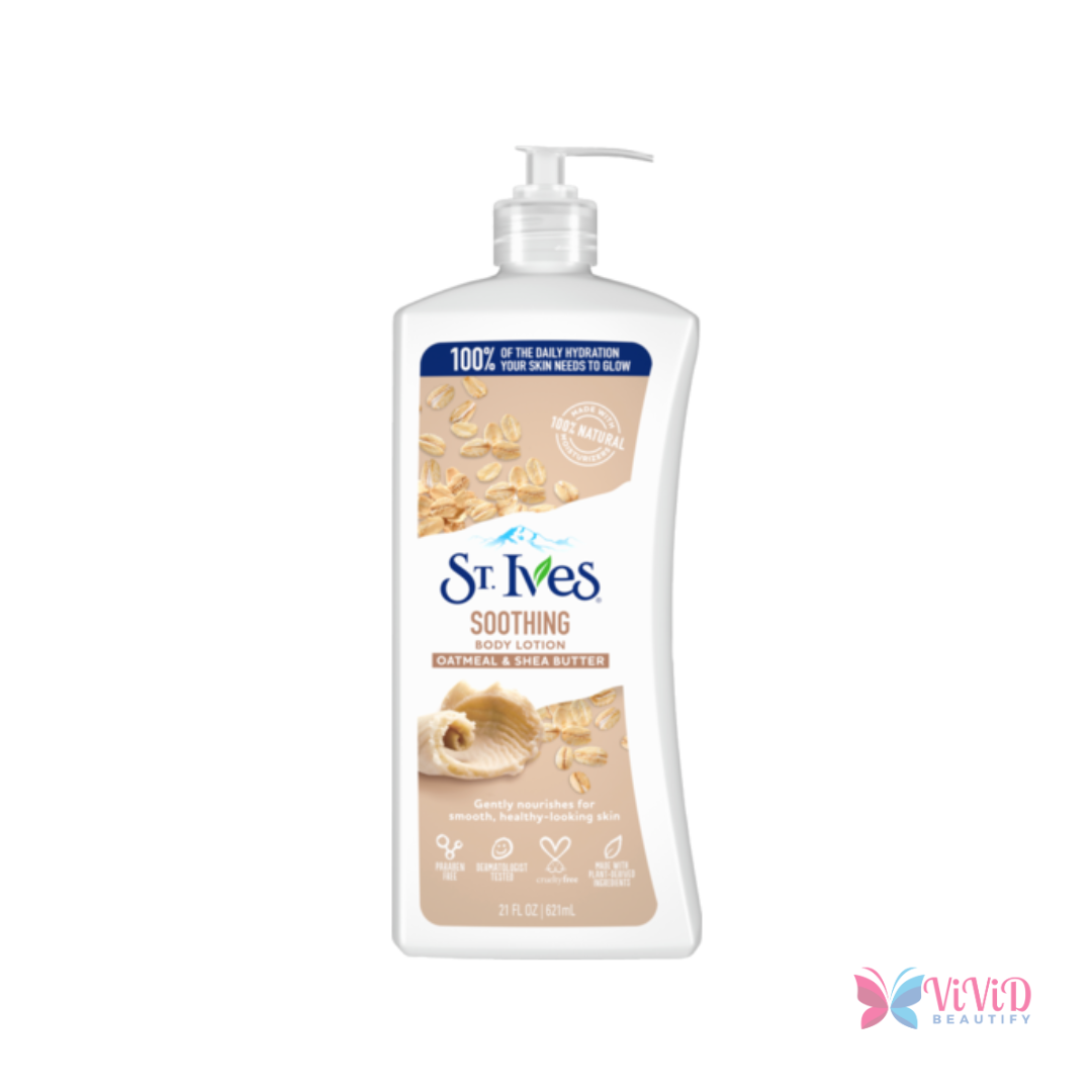 St. Ives Soothing Oatmeal & Shea Butter Body Lotion - 621ml