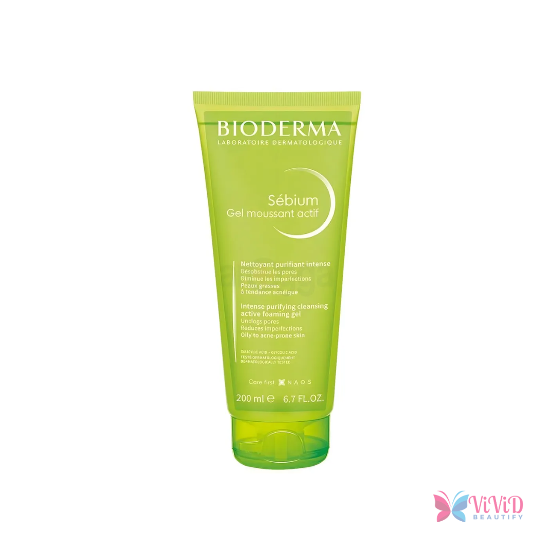 Bioderma Sébium Gel Moussant Actif Foaming Gel 200ml