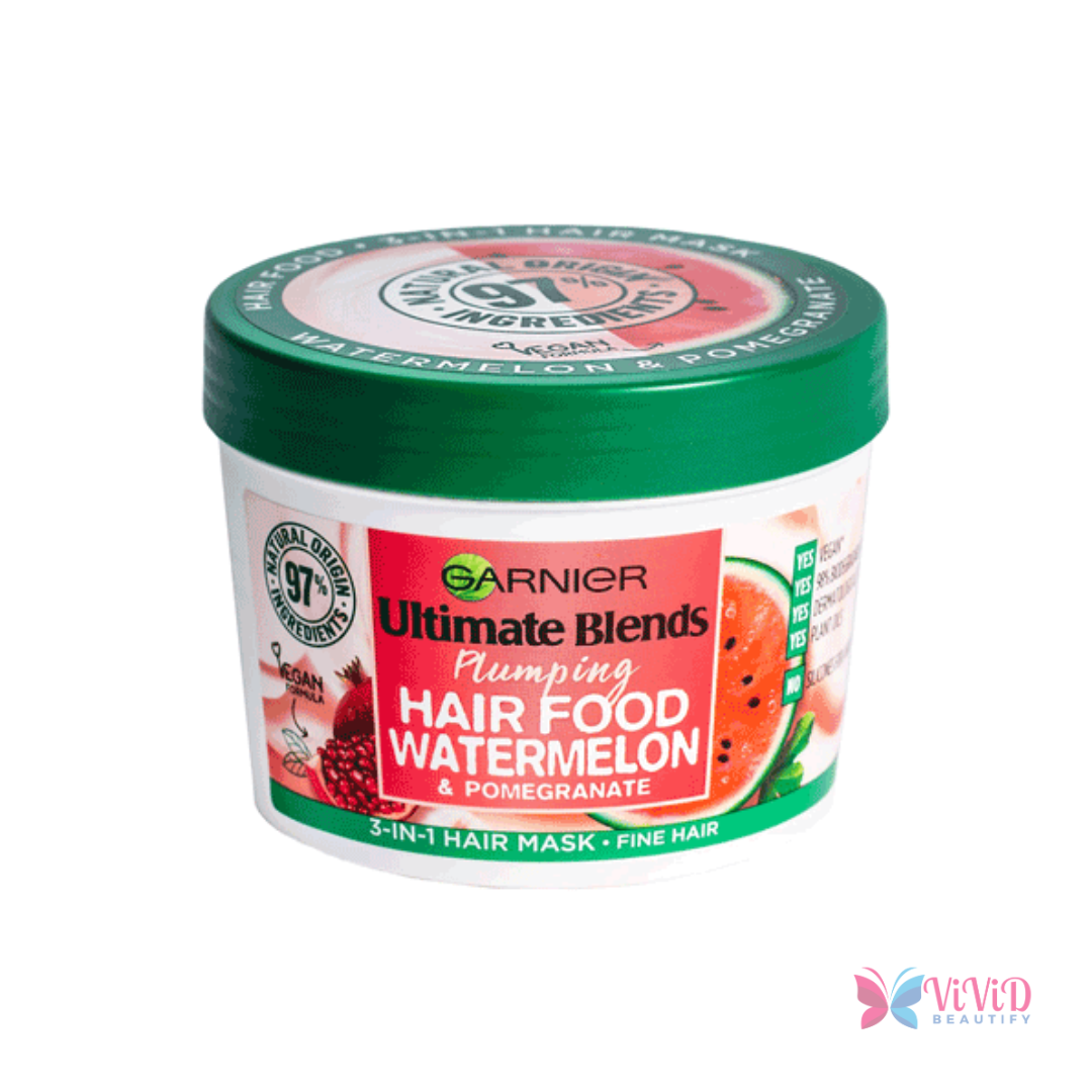 Garnier Ultimate Blends Hair Food Watermelon & Pomegranate 3 in 1 Hair Mask 400ml