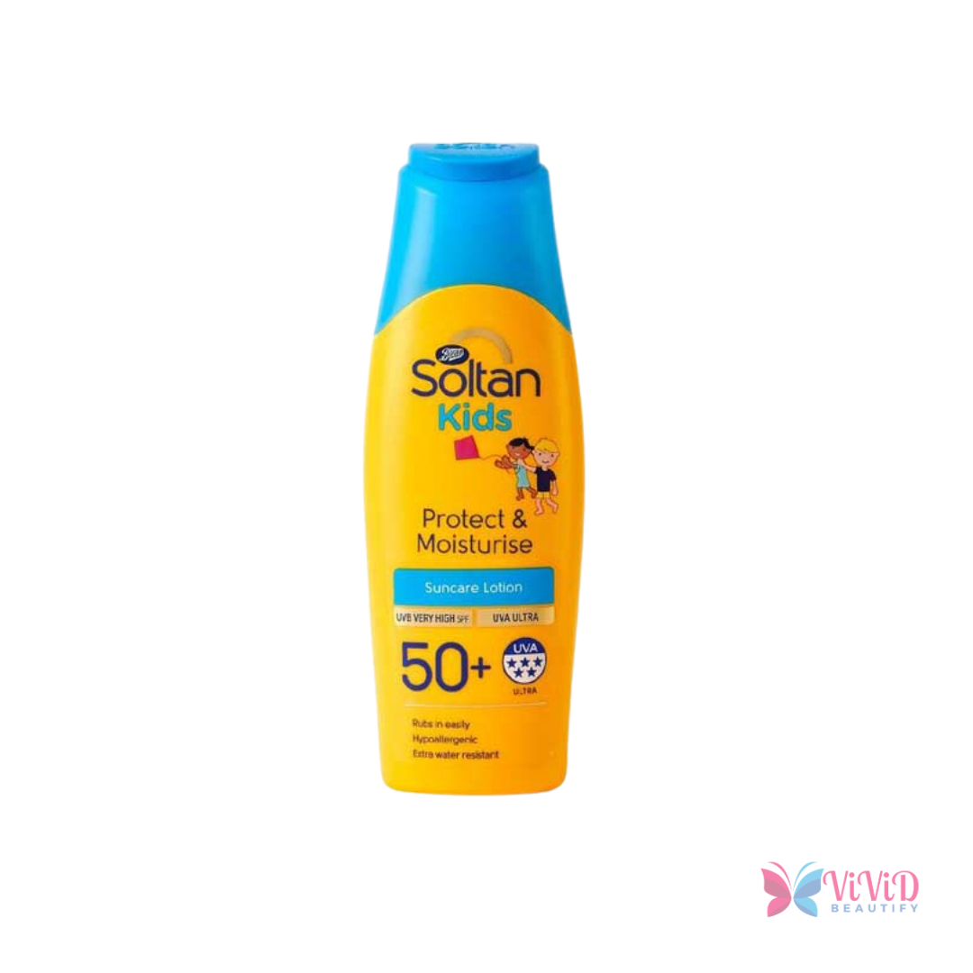 Boots Soltan Kids Protect & Moisturise Lotion SPF50+ 200ml