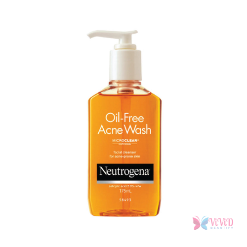 Neutrogena Oil Free Acne Wash Facial Cleanser 175ml