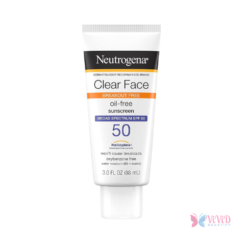 Neutrogena Clear Face Oil-Free Sunscreen SPF50 88ml