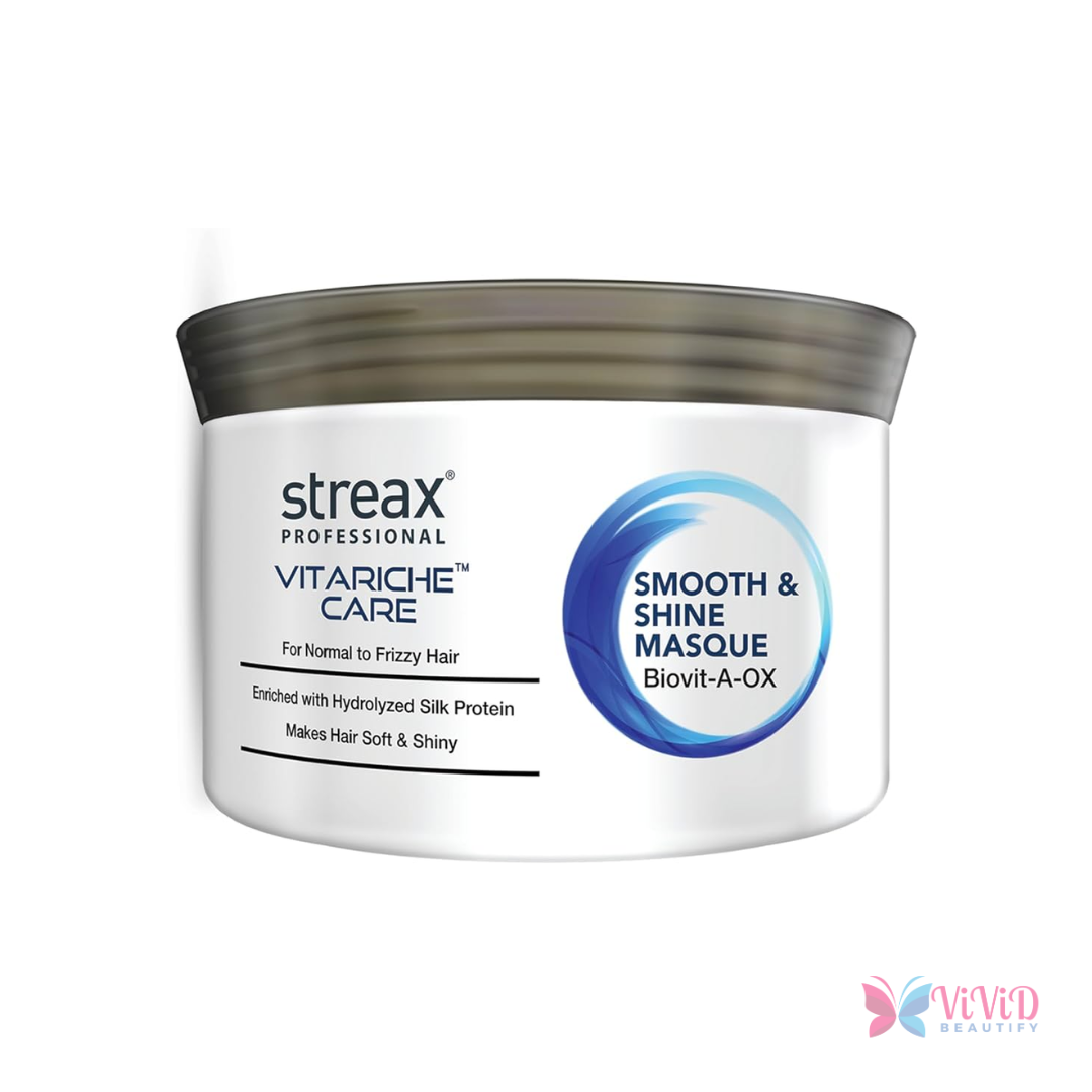 Streax Professionals Smooth & Shine Masque for Normal to Dry and Frizzy Hair 500