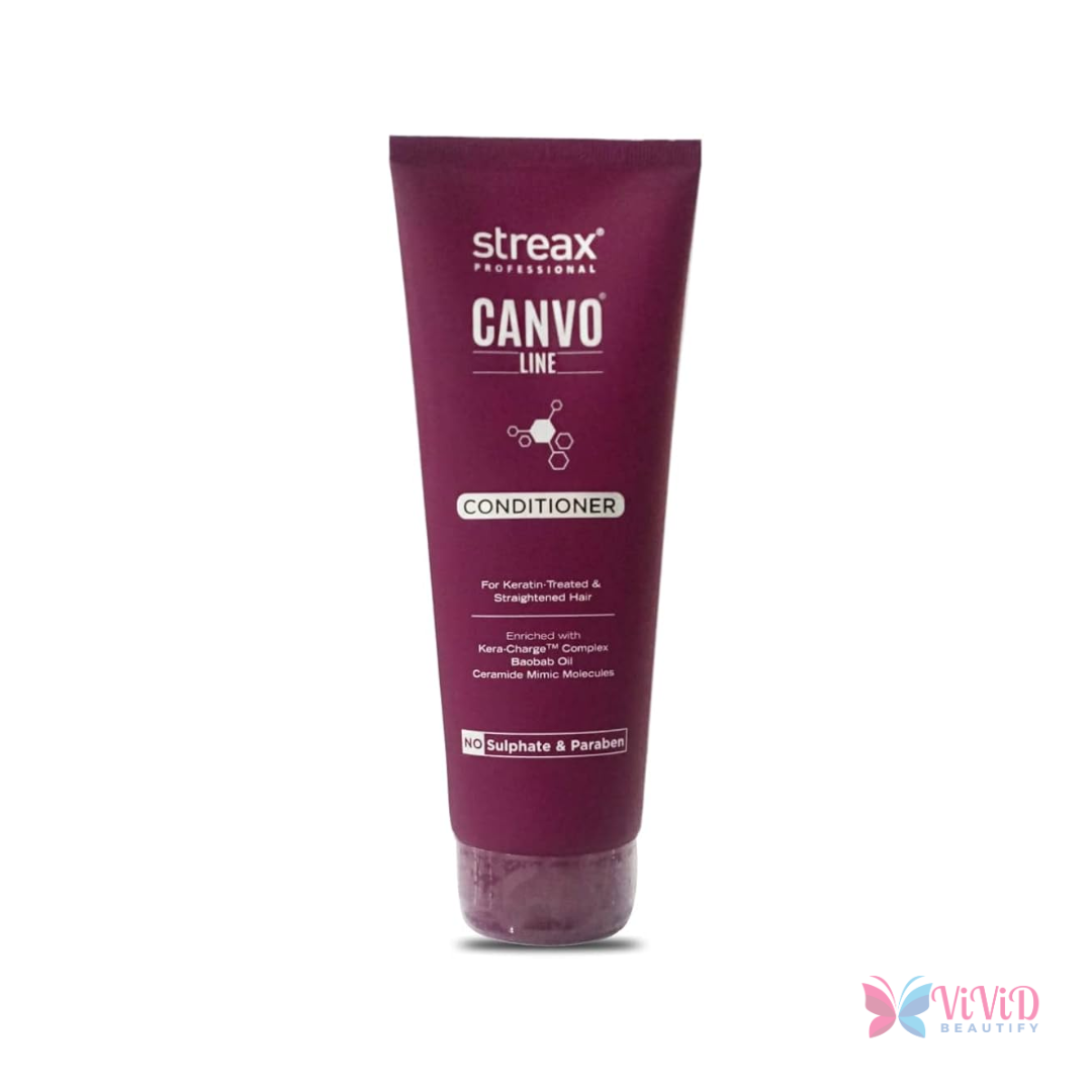 Streax Professional Canvo Line Conditioner for Keratin Treated and Straightened