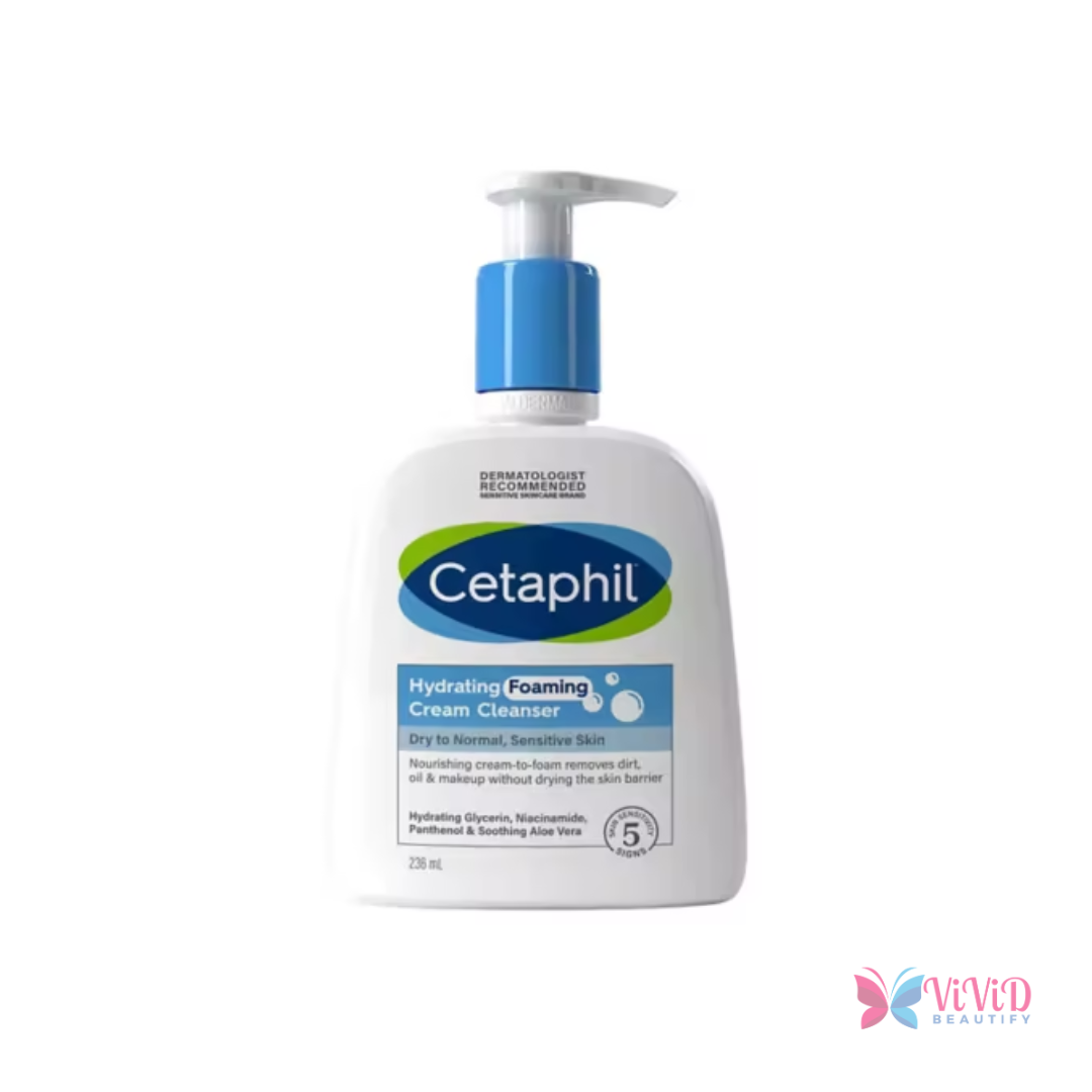 Cetaphil Hydrating Foaming Cream Cleanser 236ml