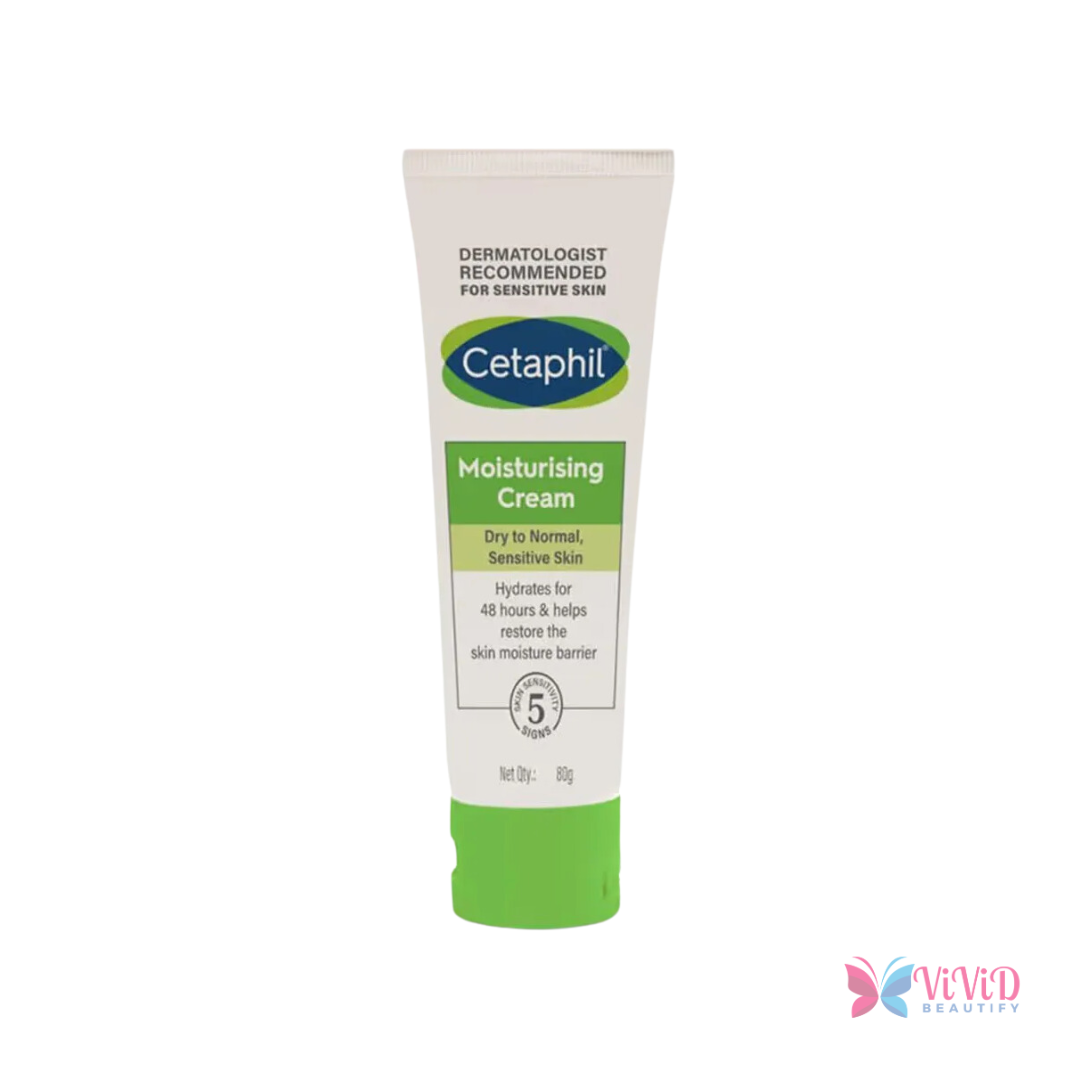 Cetaphil Moisturizing Cream Dry To Normal Sensitive Skin 80g