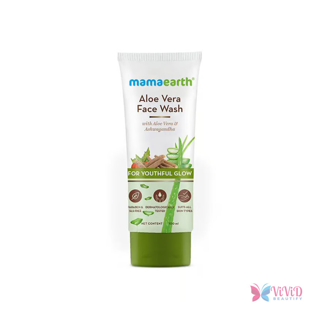 Mamaearth Aloe Vera Face Wash - 100ml