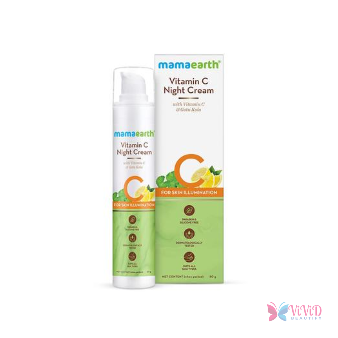 Mamaearth Vitamin C Night Cream 50g