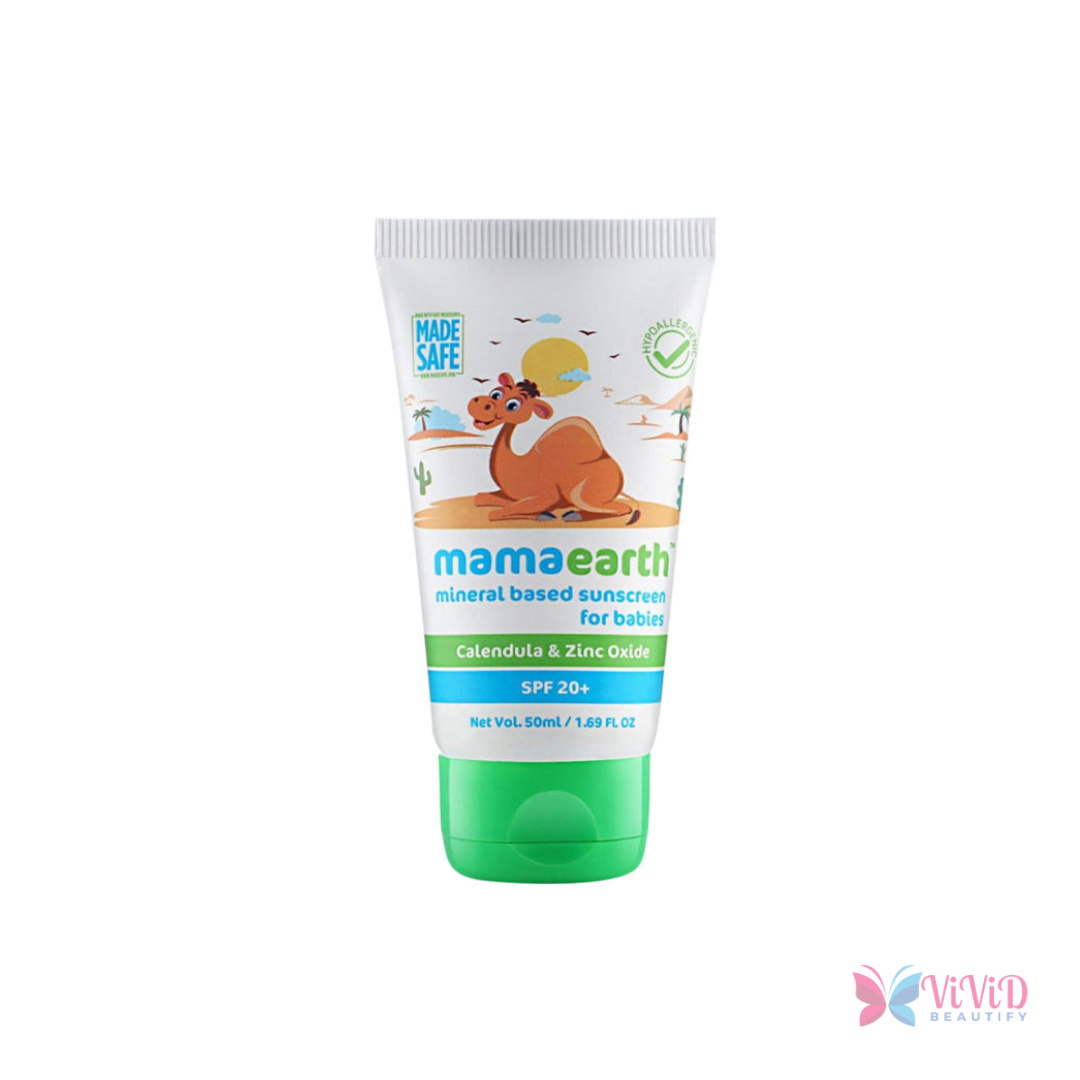 Mamaearth Sunscreen for Babies Mineral Based 50ml