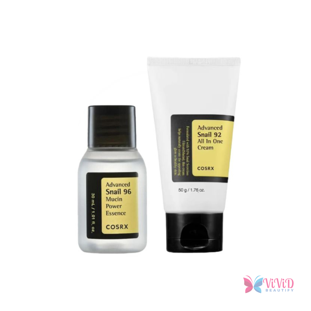 COSRX Advanced Snail Cream and Essence Mini Combo