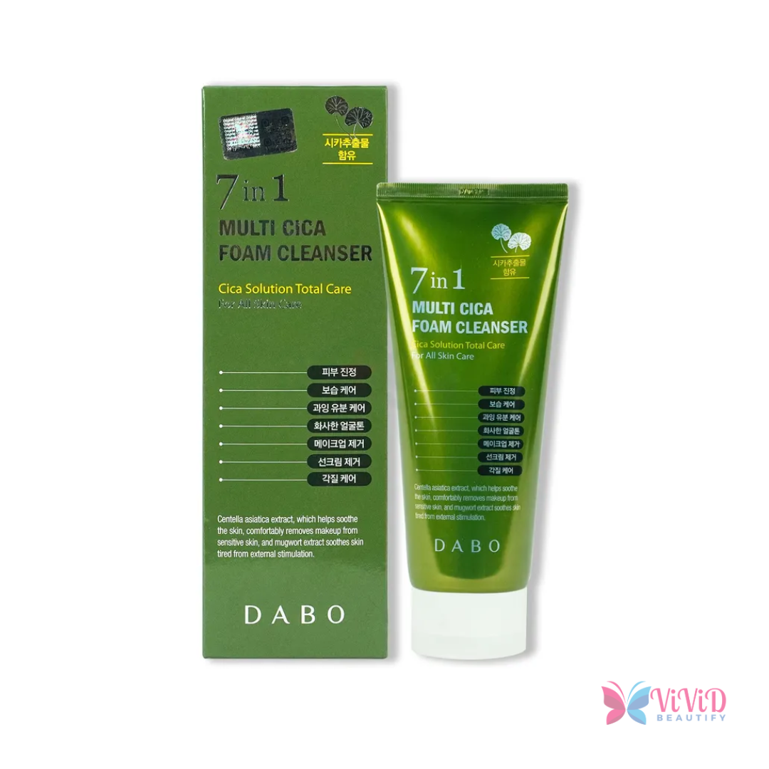 Dabo 7 In 1 Multi Cica Foam Cleanser 180 ml