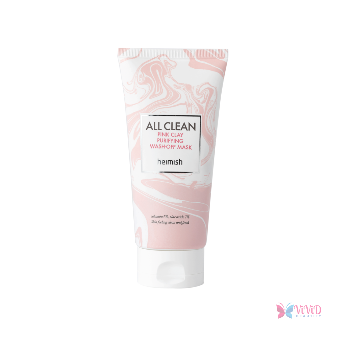 Heimish All Clean Pink Clay Purifying Wash-Off Mask 150g