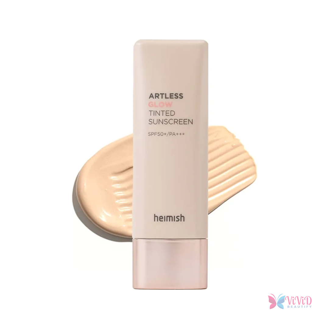 Heimish Artless Glow Tinted Sunscreen Shine Beige Spf50+ Pa+++ 40 ml