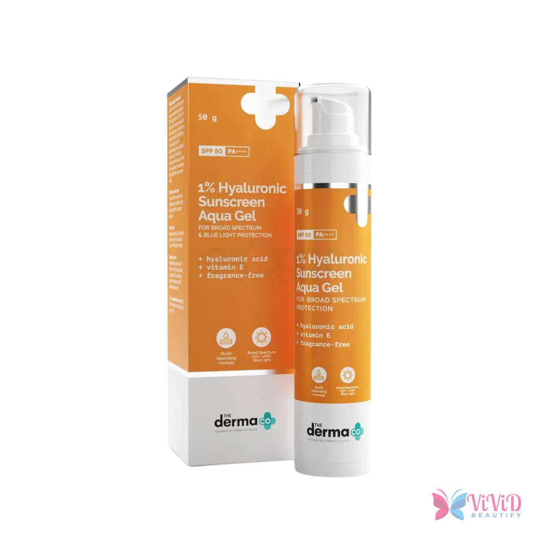 Derma Co 1% Hyaluronic Sunscreen Aqua Gel 50g