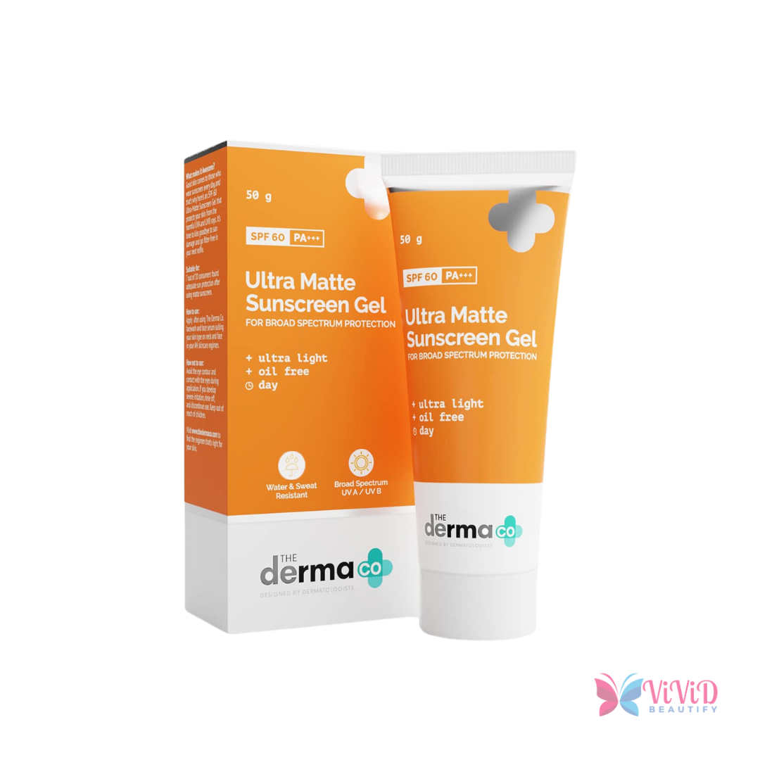 Derma co Ultra Matte Sunscreen Gel 50g