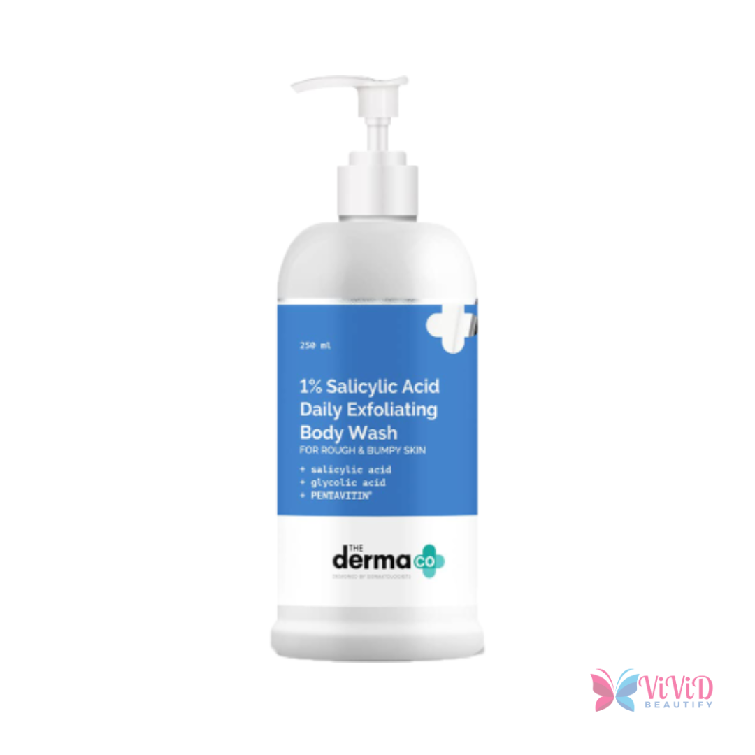 The Derma Co 1% Salicylic Acid Daily Exfoliating Body Wash 250ml