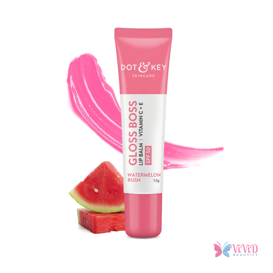 Dot and Key Gloss Boss Vitamin C + E Lip Balm with SPF 30 - Watermelon Rush